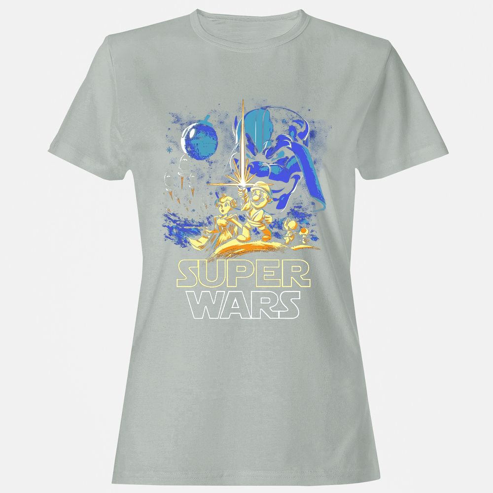 Women's T-Shirt - UUY3SQFH - Ash - 2