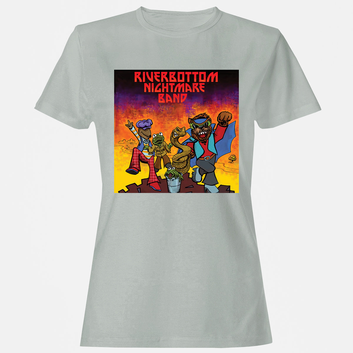 Women's T-Shirt - X4MDFJQ6 - Ash - 2