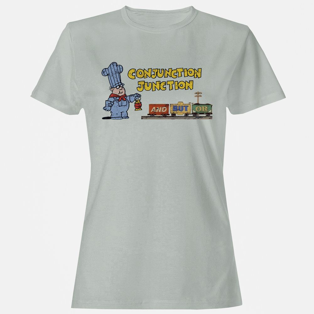 Women's T-Shirt - 9BH9CDU5 - Ash - 2