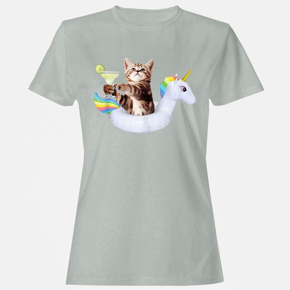 Women's T-Shirt - U8KGJMQ5 - Ash - 2