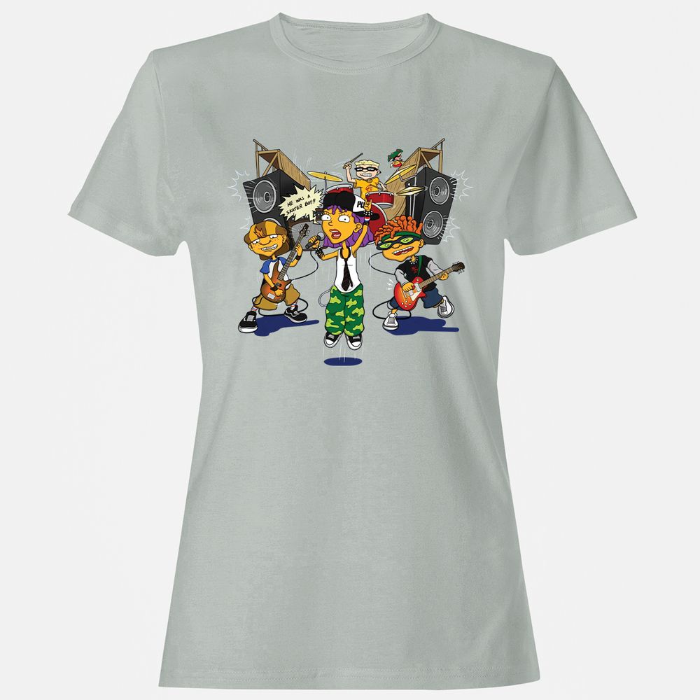 Women's T-Shirt - UXXP7ZWW - Ash - 2