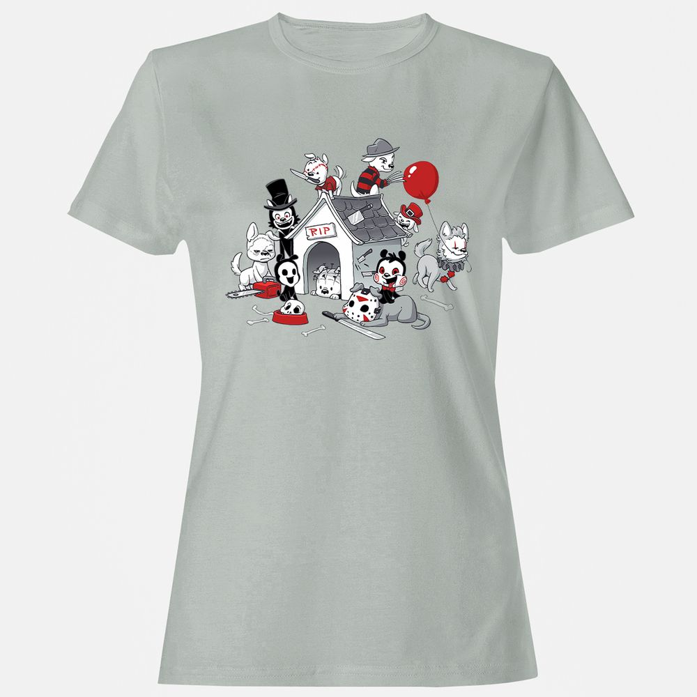 Women's T-Shirt - VL1QESMF - Ash - 2