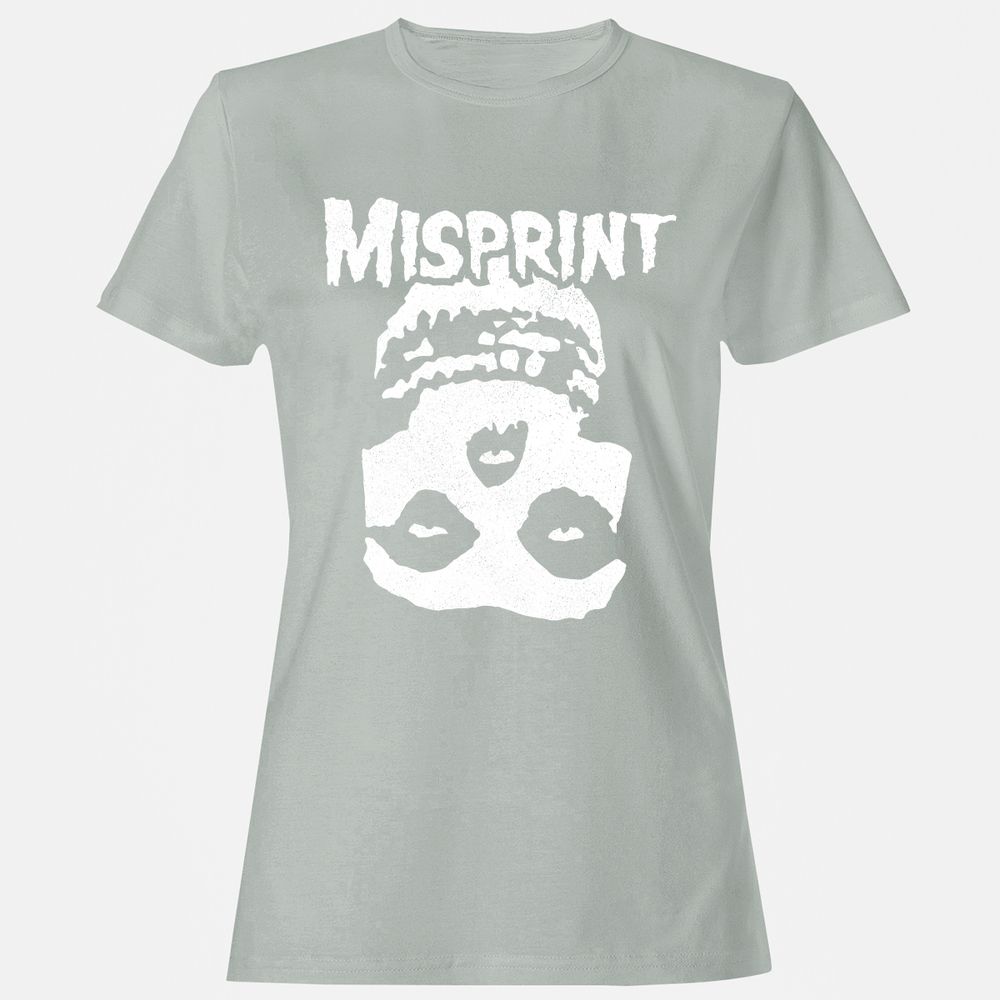 Women's T-Shirt - 3DR2QZ7Y - Ash - 2