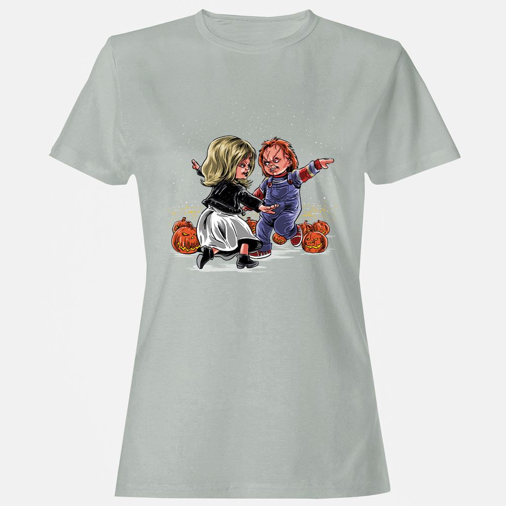 Women's T-Shirt - LN358ZDS - Ash - 2