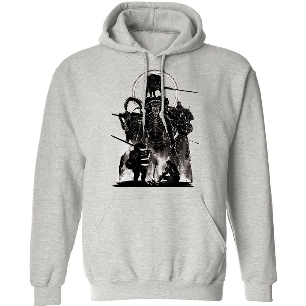 Classic Unisex Hoodie - E8HX2WSM - Ash - 2