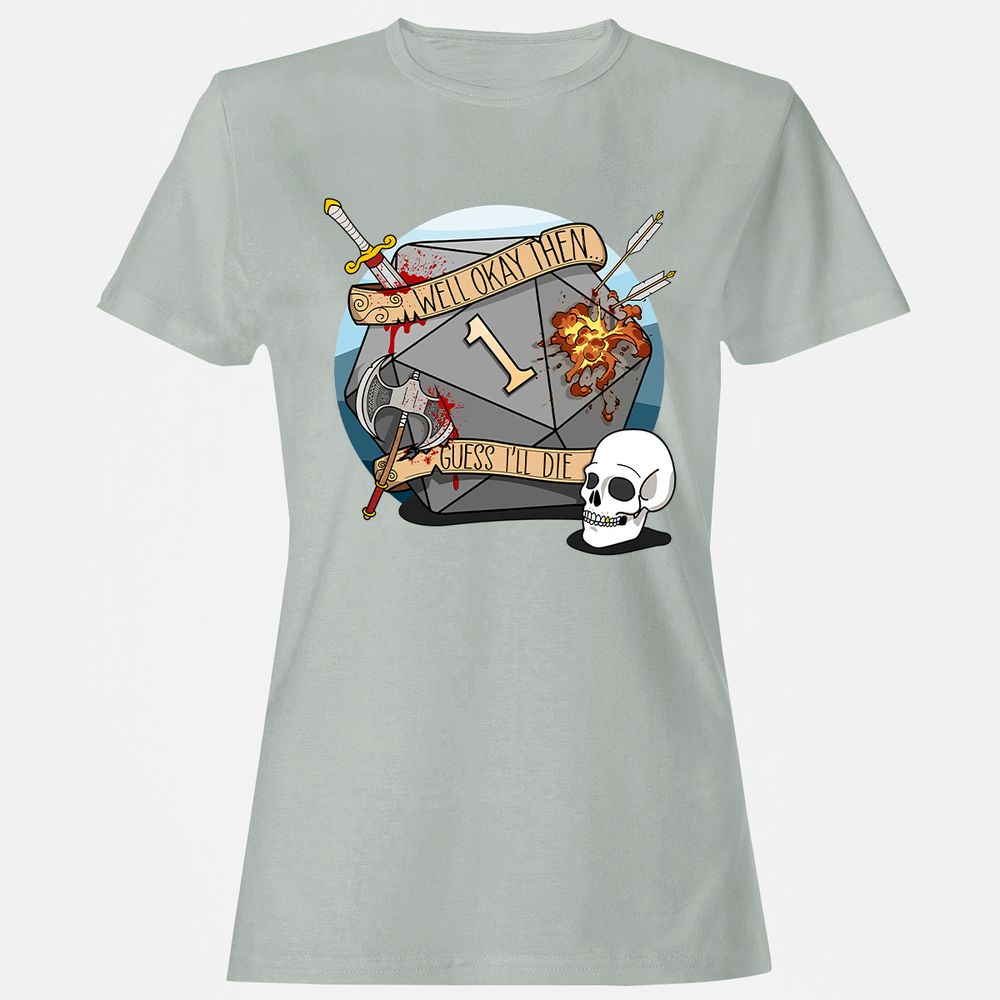 Women's T-Shirt - 5JM4HHKC - Ash - 2