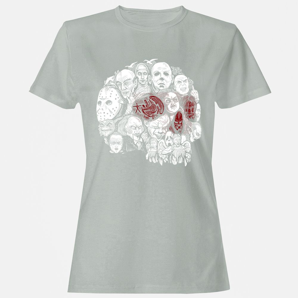 Women's T-Shirt - FMBFNE8Q - Ash - 2