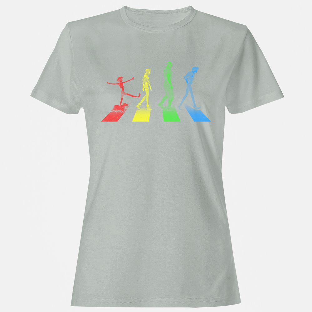 Women's T-Shirt - 9S6BDUNQ - Ash - 2