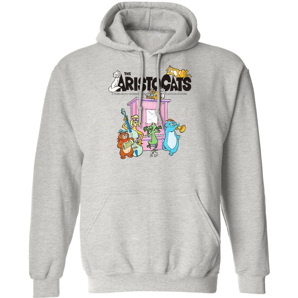 Classic Unisex Hoodie - 8BTREGMH - Ash - 2