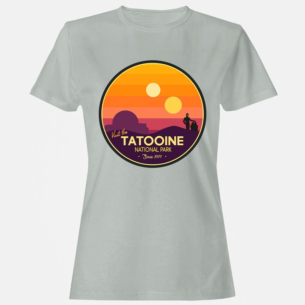 Women's T-Shirt - PNQRWPZH - Ash - 2