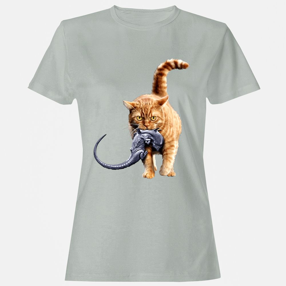 Women's T-Shirt - XK9QVPR8 - Ash - 2