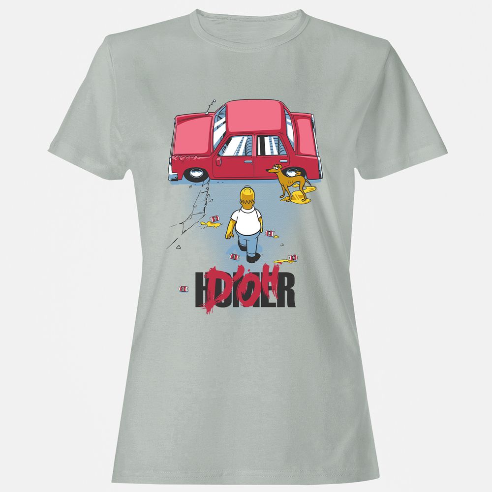 Women's T-Shirt - TFS6341G - Ash - 2