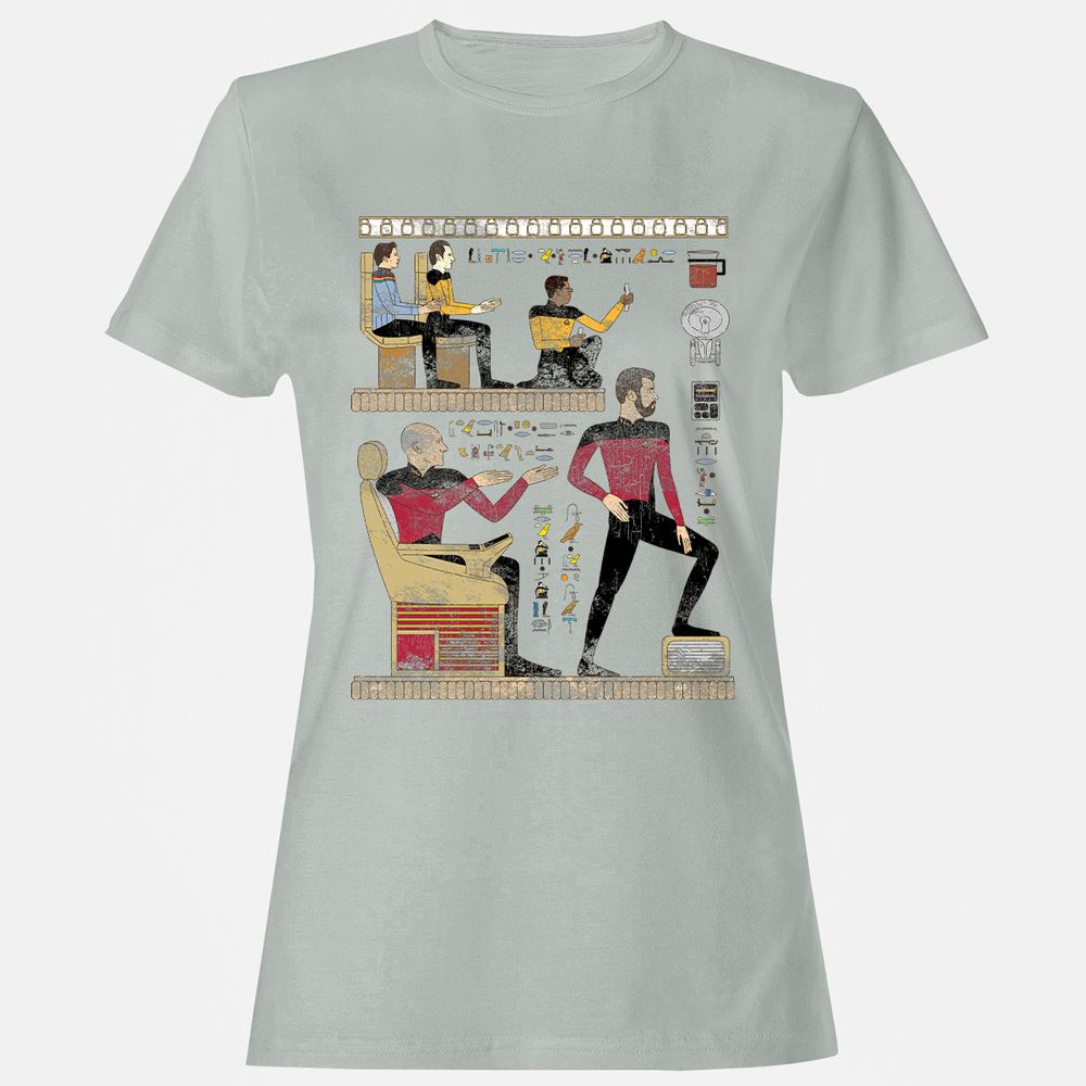 Women's T-Shirt - TZJ6H45T - Ash - 2