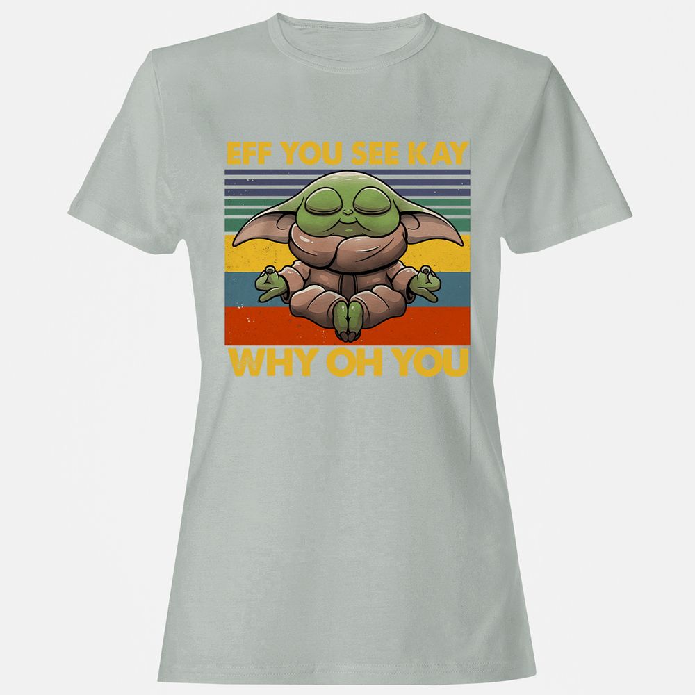 Women's T-Shirt - Y5F8AJ7P - Ash - 2