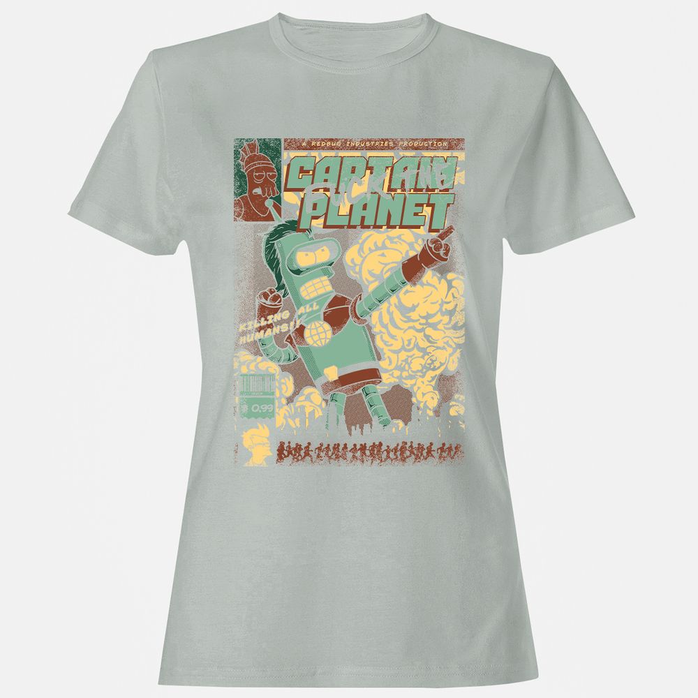 Women's T-Shirt - YLKNB754 - Ash - 2