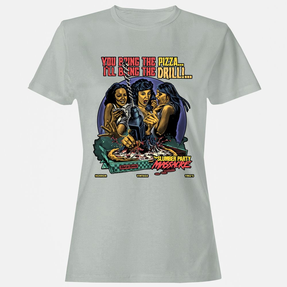 Women's T-Shirt - S9GWRXZB - Ash - 2