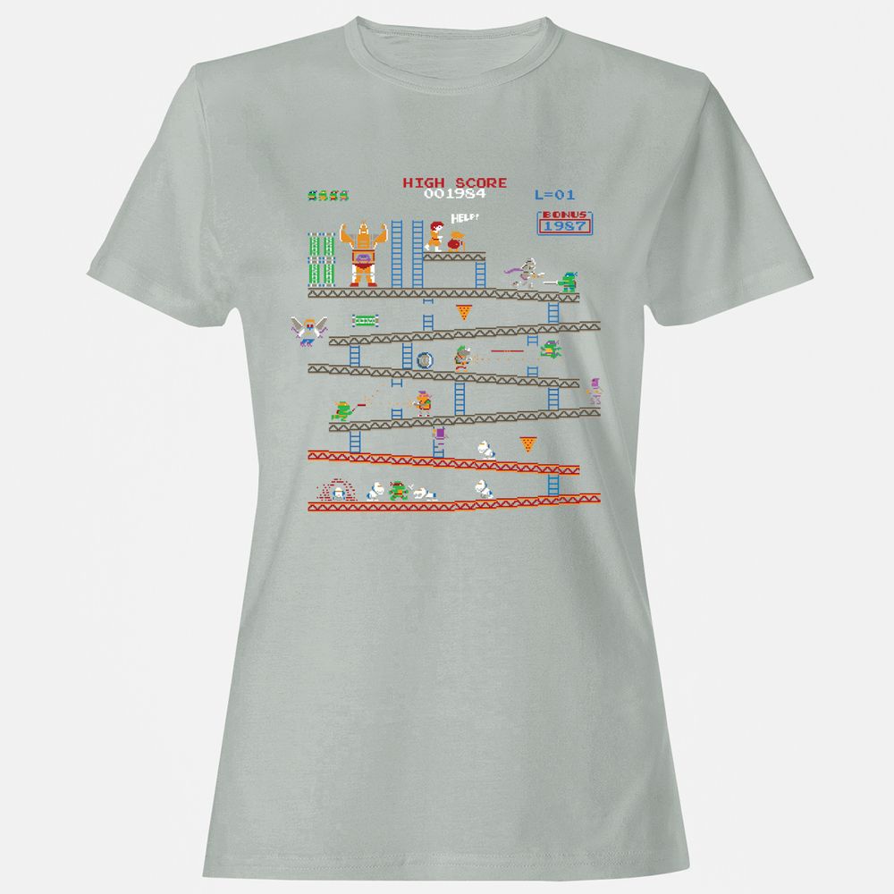 Women's T-Shirt - T6WDX61D - Ash - 2