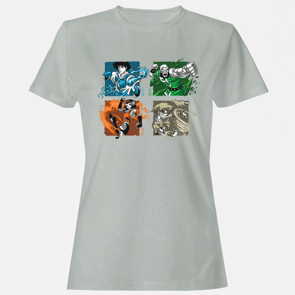 Women's T-Shirt - ZCFBQXRC - Ash - 2