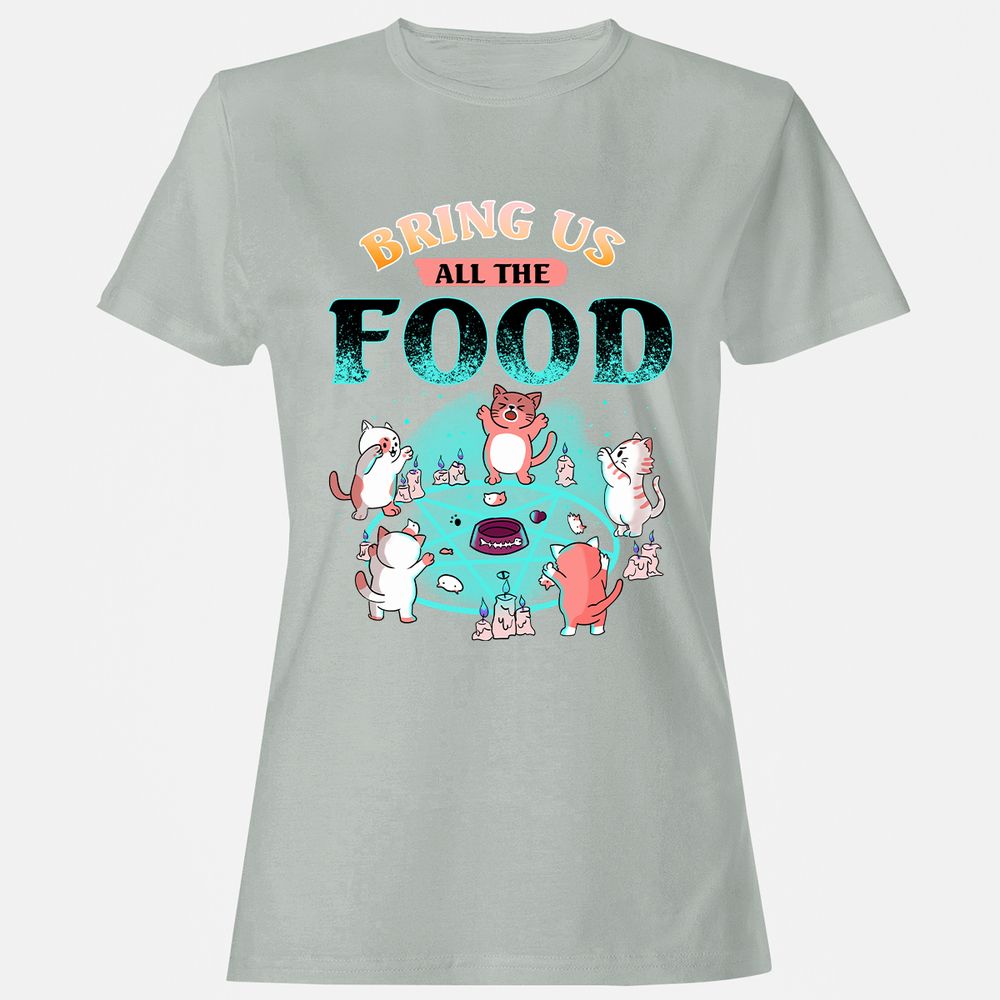 Women's T-Shirt - BWU5UGFX - Ash - 2