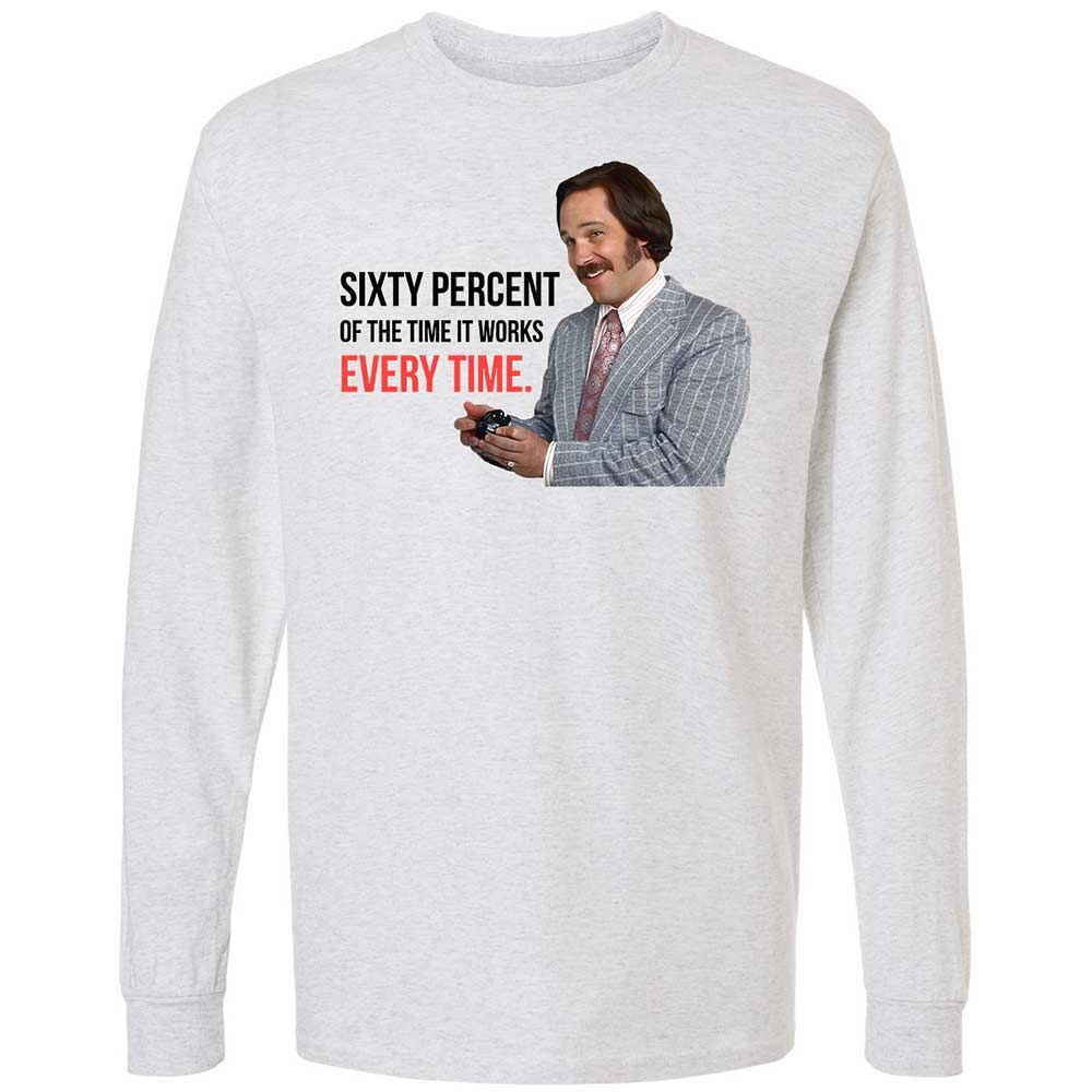 Long Sleeve T-Shirt - PNLNAYS6 - Ash - 2