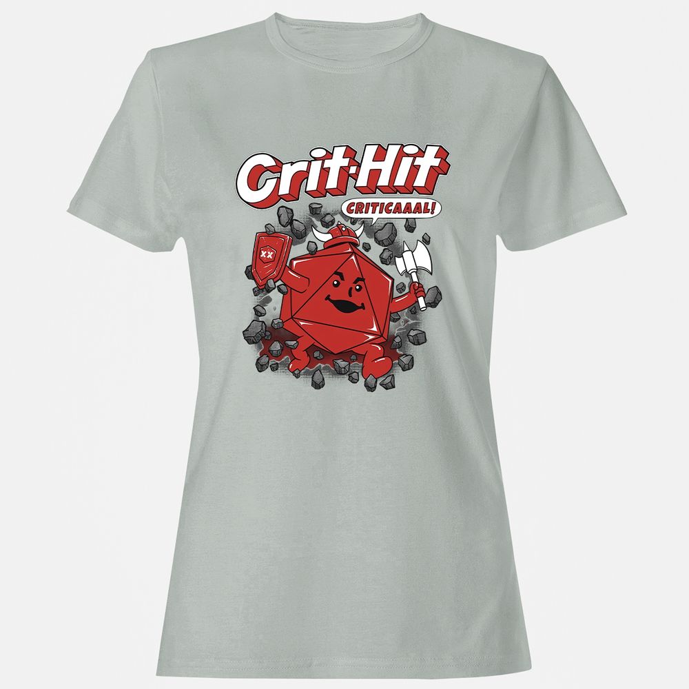 Women's T-Shirt - PLHYRL2Q - Ash - 2