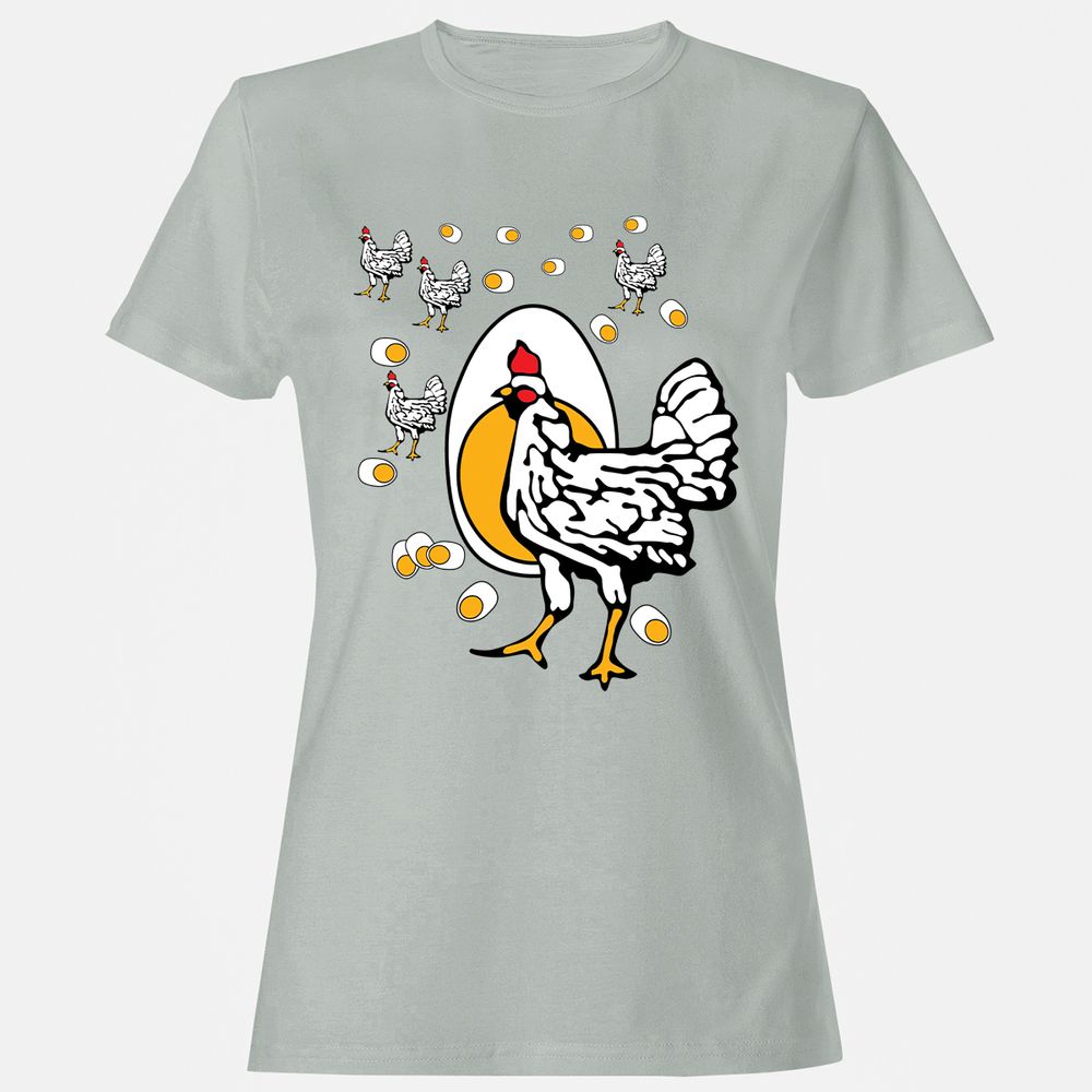 Women's T-Shirt - G9RF6LH1 - Ash - 2