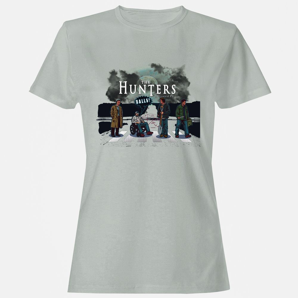 Women's T-Shirt - E6RH3PVZ - Ash - 2