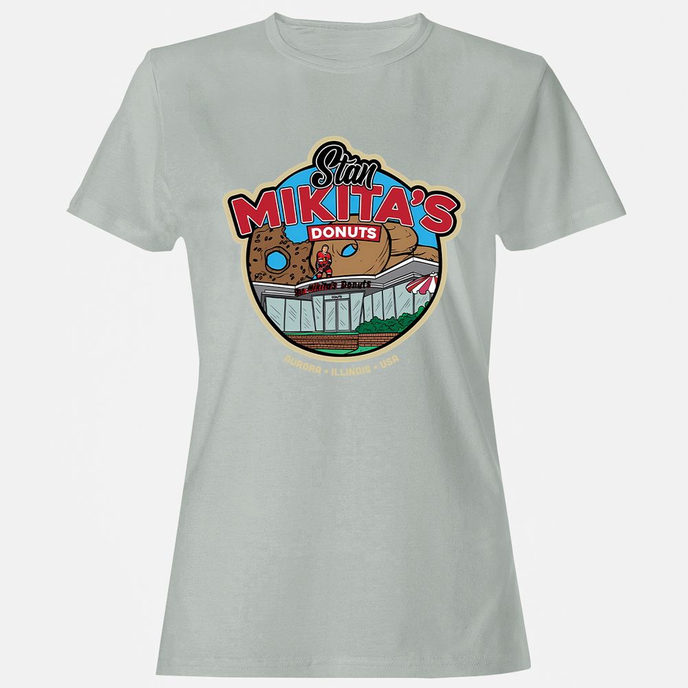 Women's T-Shirt - H3CEQLXD - Ash - 2