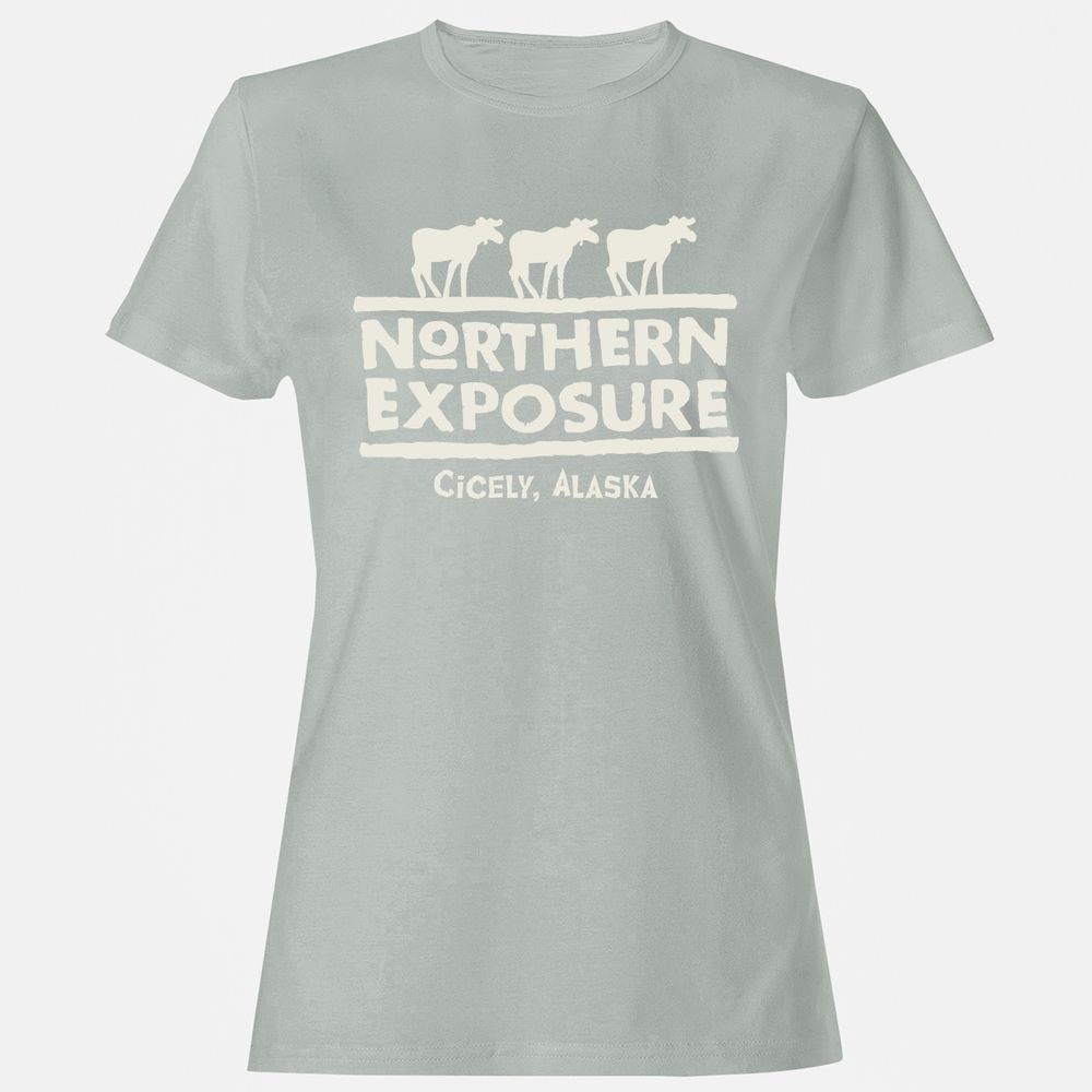 Women's T-Shirt - JJB6R62R - Ash - 2