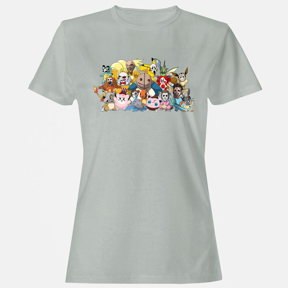 Women's T-Shirt - BE916ESK - Ash - 2