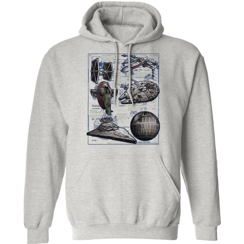 Classic Unisex Hoodie - Q48MY39B - Ash - 2