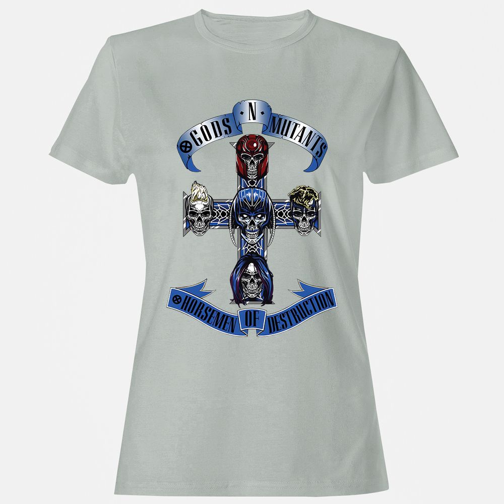 Women's T-Shirt - H9MTCU9K - Ash - 2