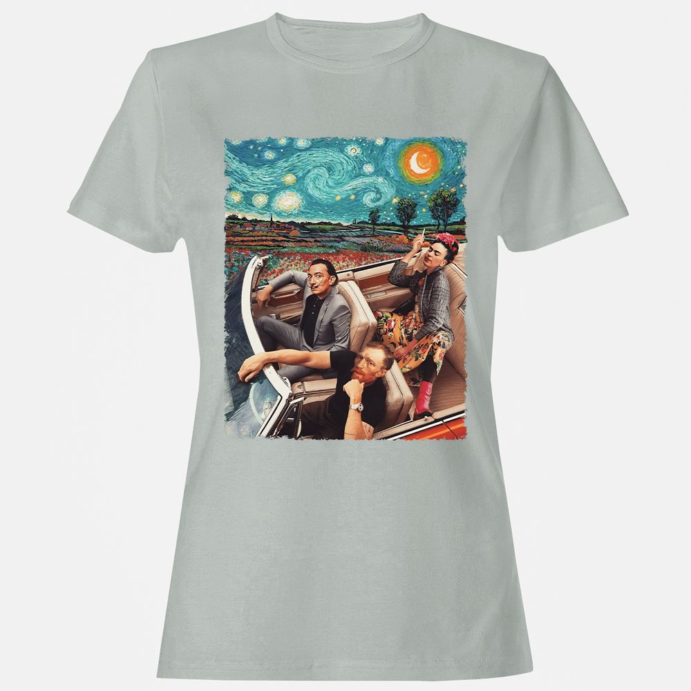 Women's T-Shirt - 74GEV9ZB - Ash - 2