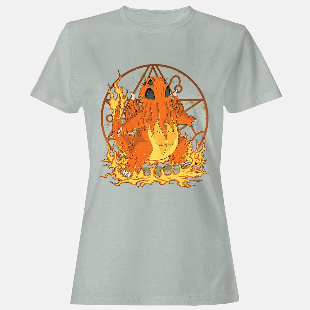 Women's T-Shirt - 4ZBU965F - Ash - 2