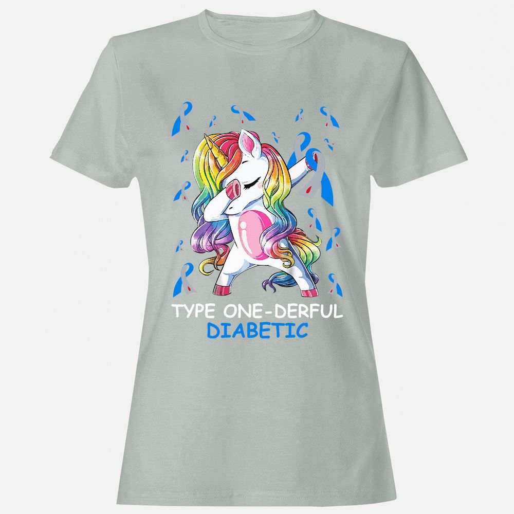 Women's T-Shirt - UQU5QRJB - Ash - 2