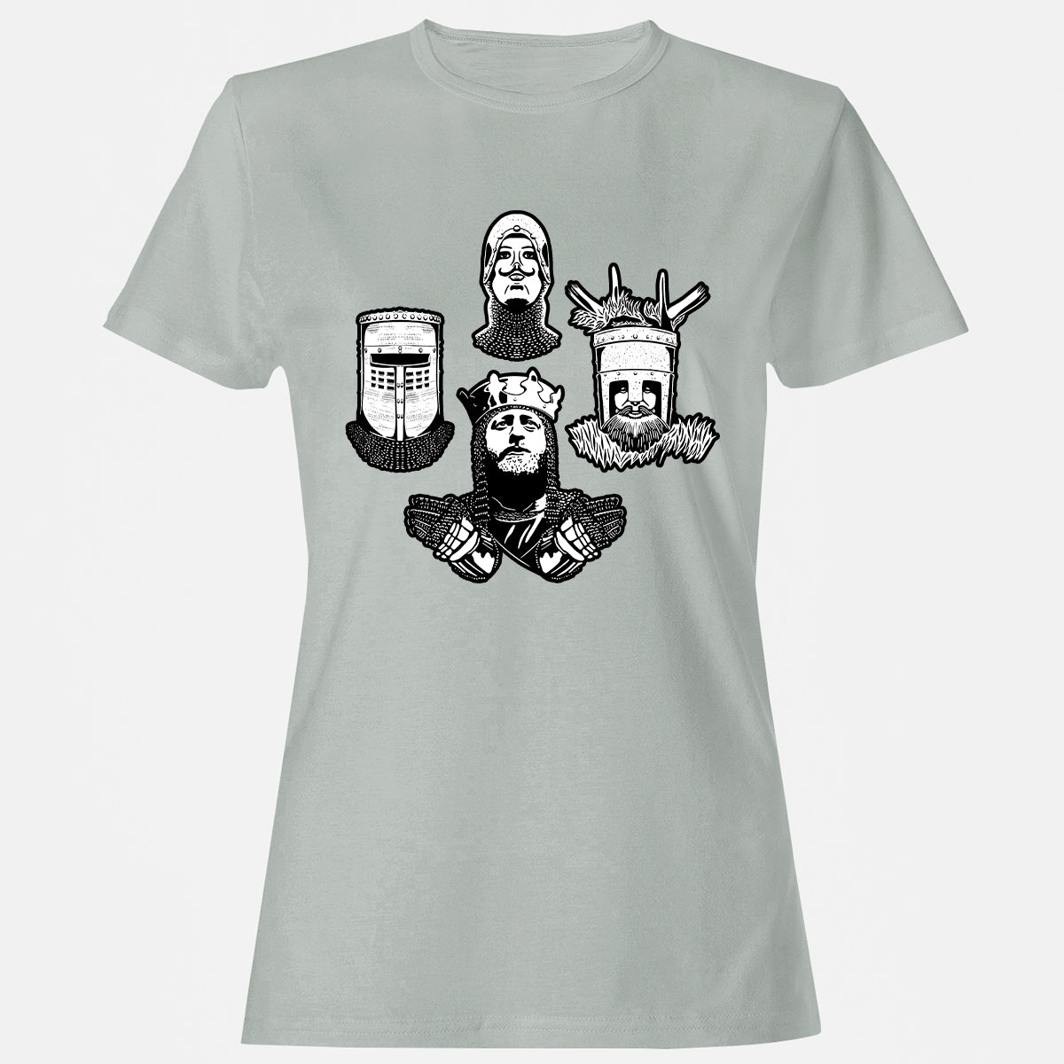 Women's T-Shirt - 3XQG2XF7 - Ash - 2