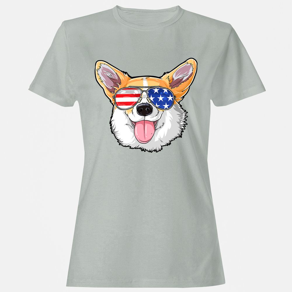Women's T-Shirt - V8QJBY3S - Ash - 2