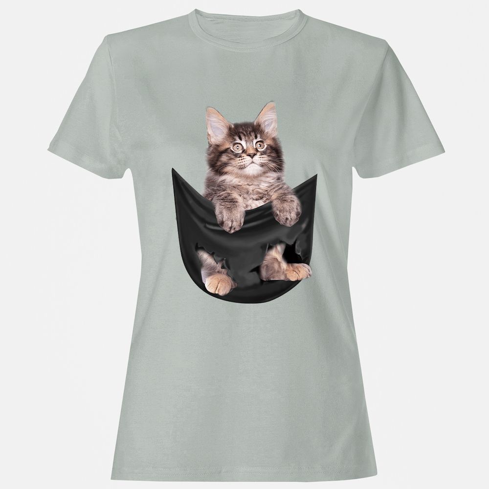 Women's T-Shirt - XRYWNGQ1 - Ash - 2