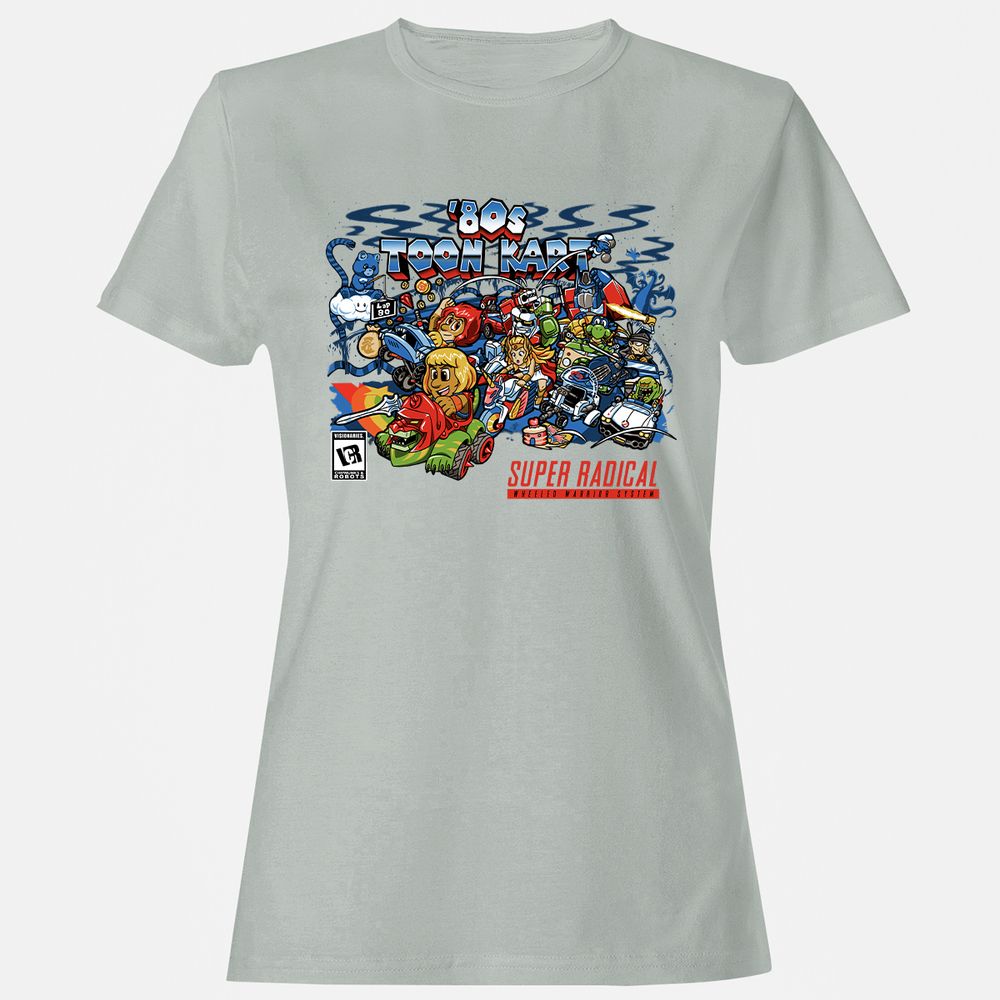 Women's T-Shirt - 8Q3YKAS4 - Ash - 2