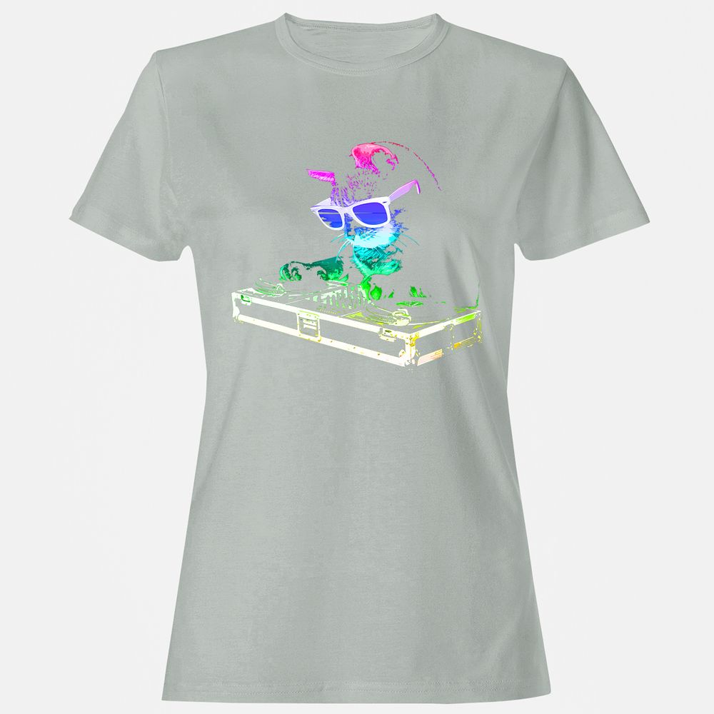 Women's T-Shirt - 9P73VX3F - Ash - 2