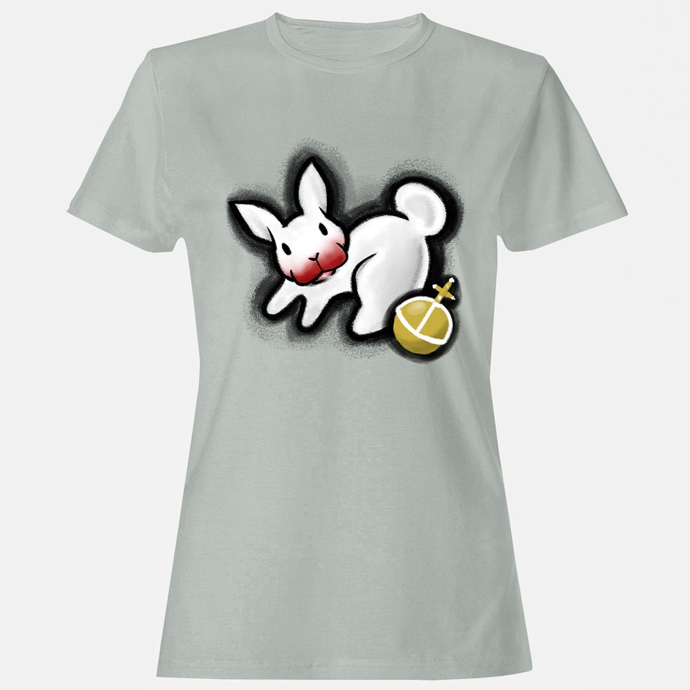 Women's T-Shirt - NVYL9YPN - Ash - 2