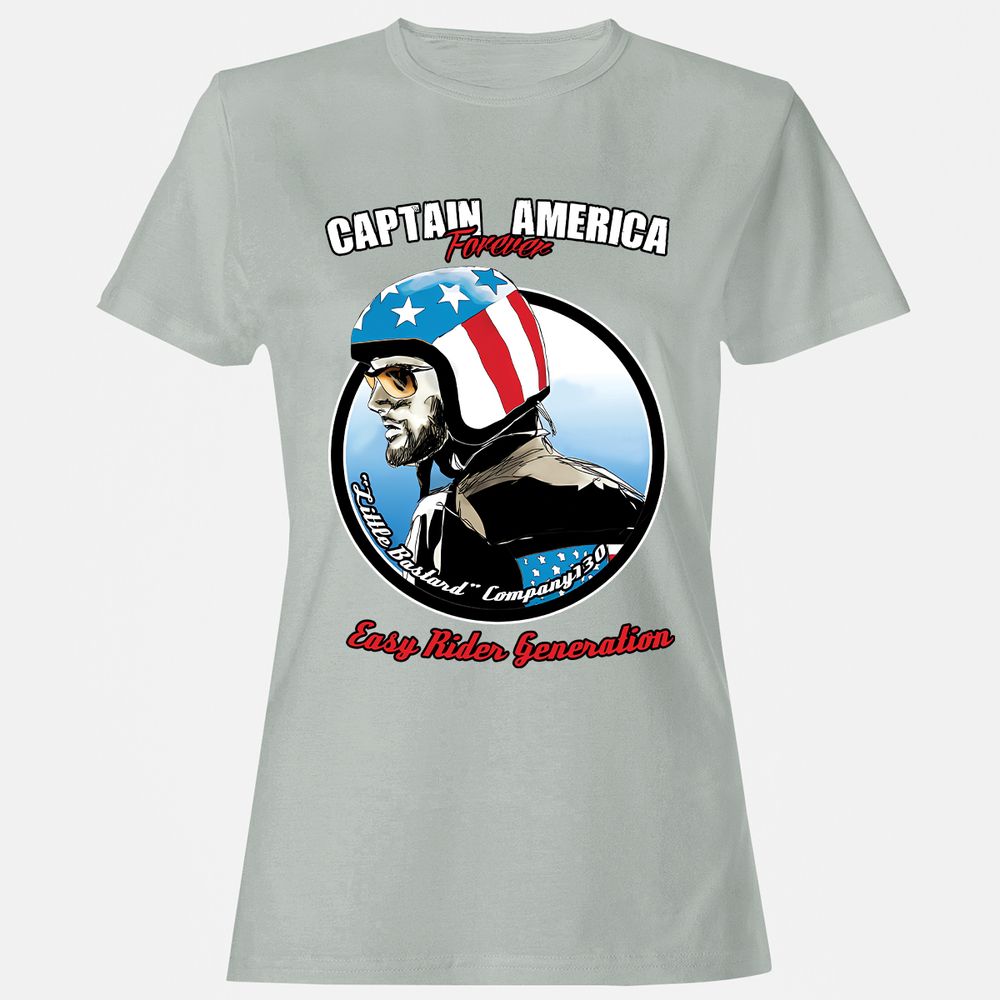 Women's T-Shirt - Q1HSZAEE - Ash - 2