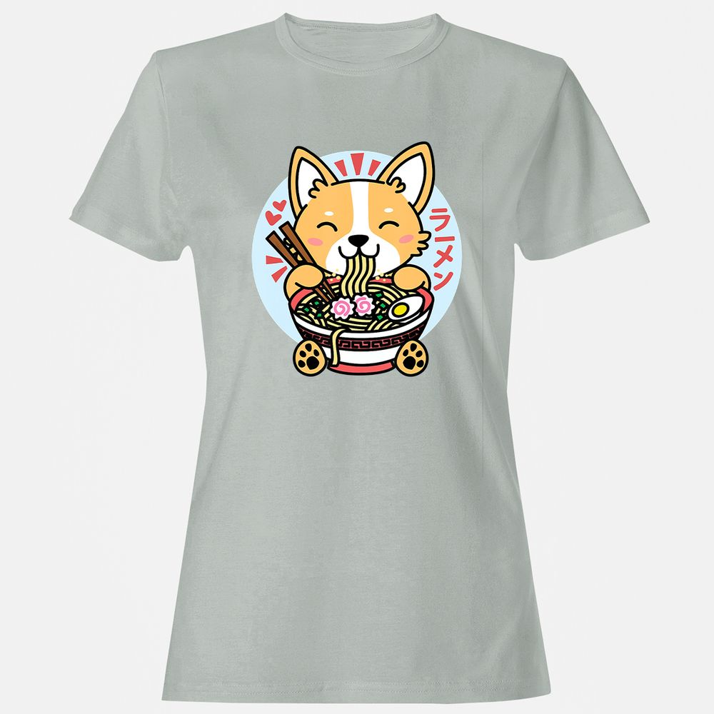Women's T-Shirt - DL69QTFJ - Ash - 2
