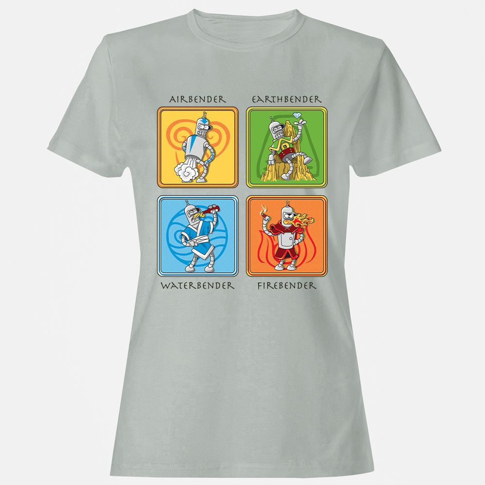 Women's T-Shirt - HP6Z3ZFU - Ash - 2