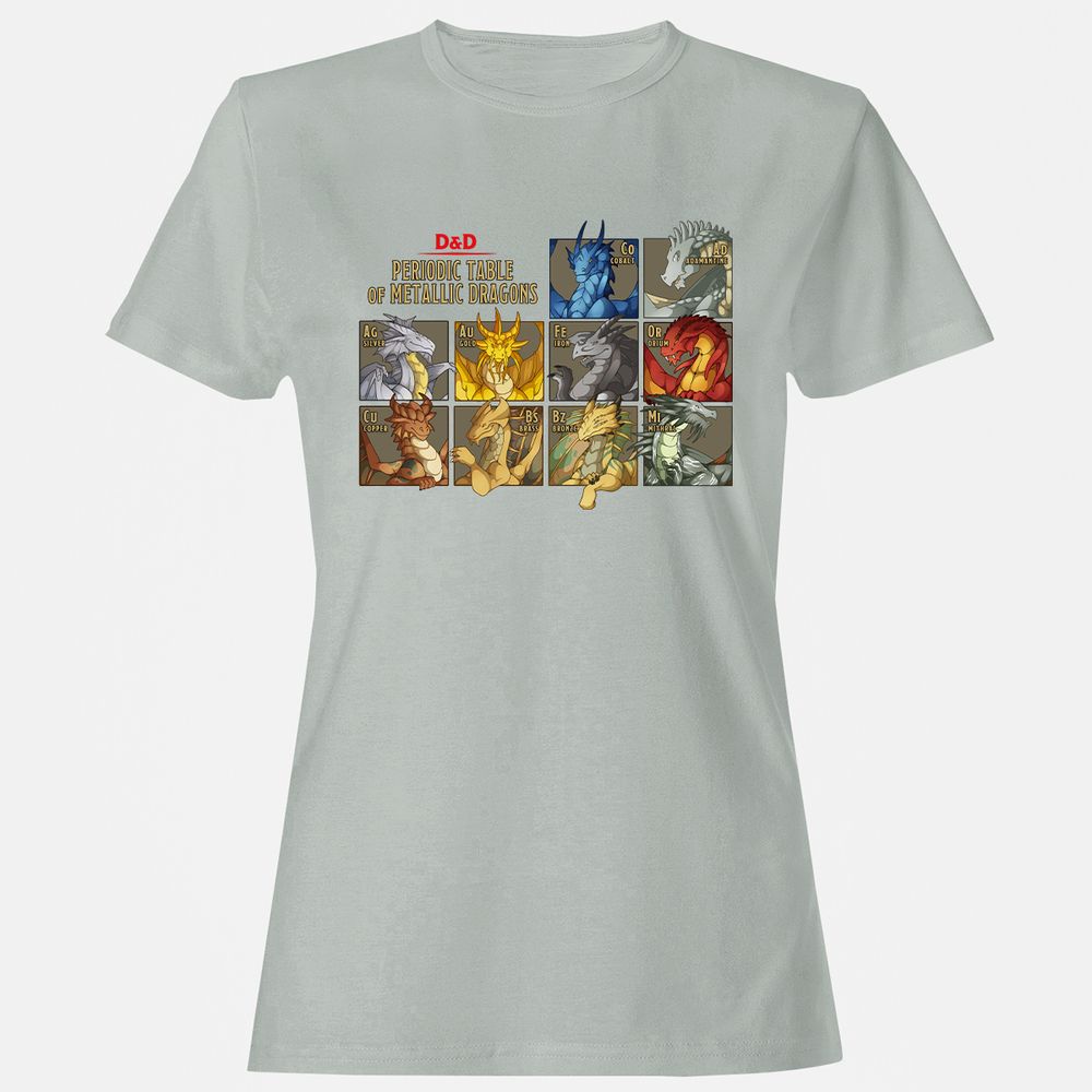 Women's T-Shirt - GU9M4LHF - Ash - 2