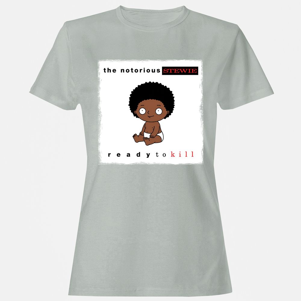 Women's T-Shirt - N3HJ1UYC - Ash - 2