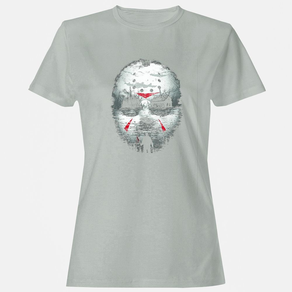 Women's T-Shirt - H9V6RFNX - Ash - 2