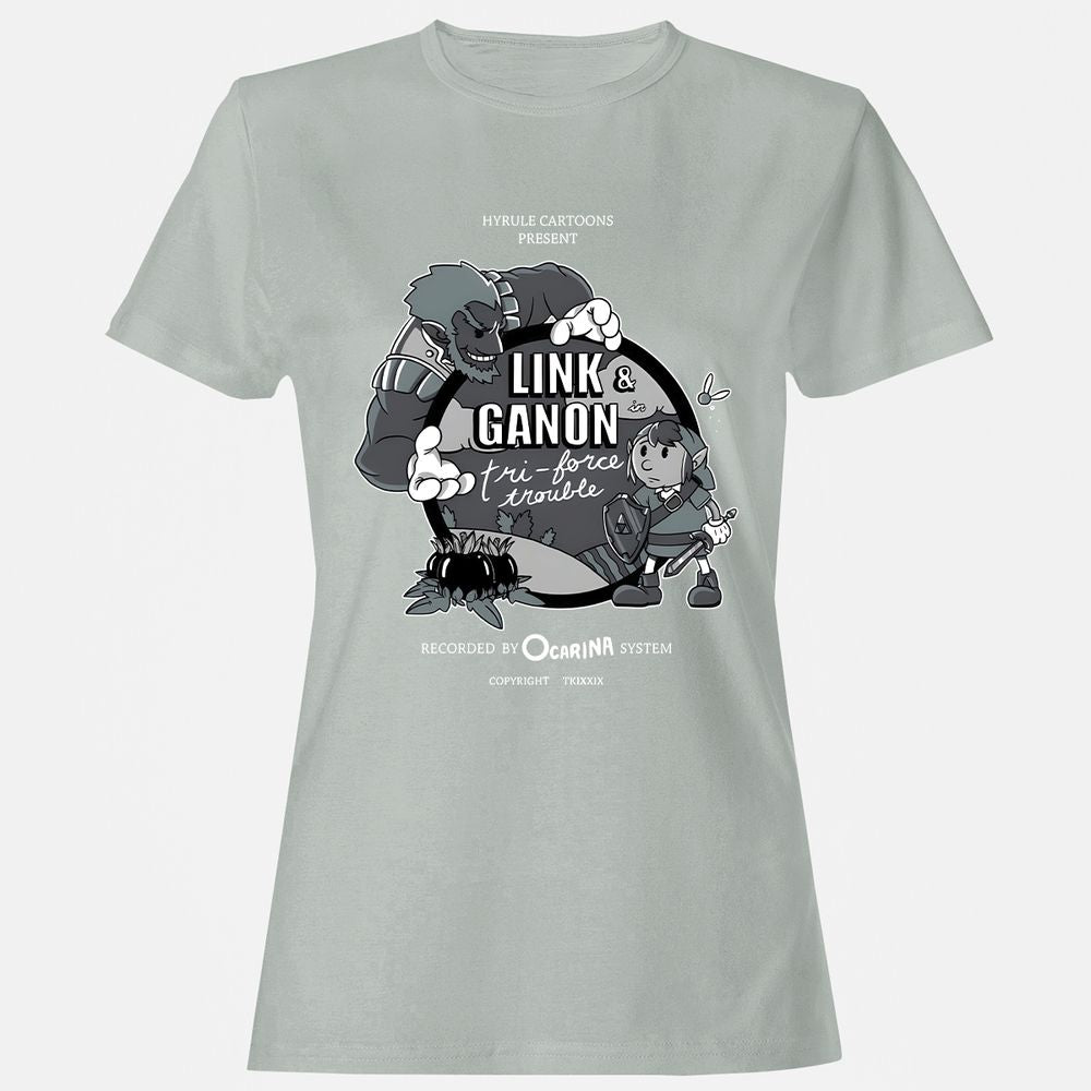 Women's T-Shirt - MHYL88ZX - Ash - 2