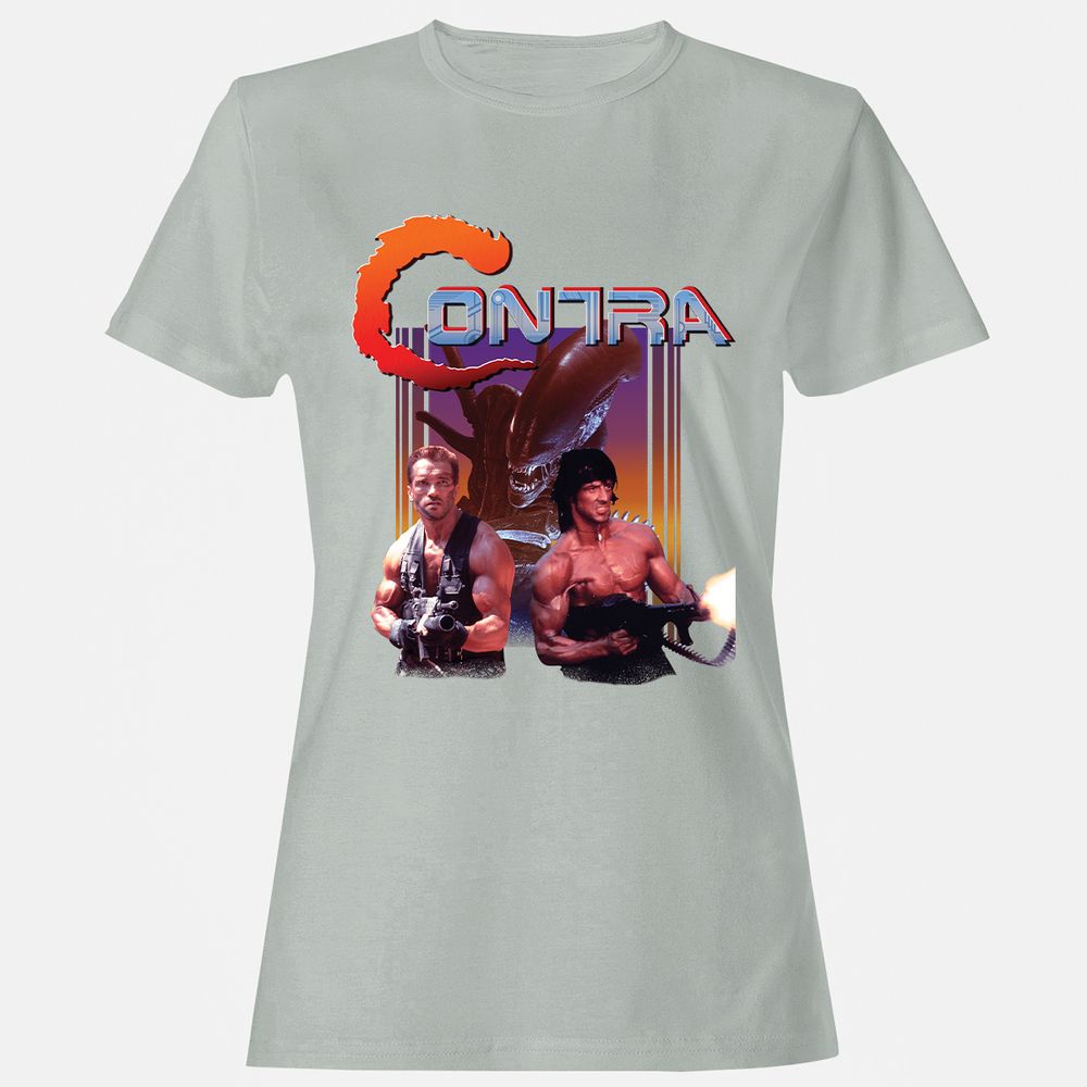 Women's T-Shirt - XPJLZ5FA - Ash - 2