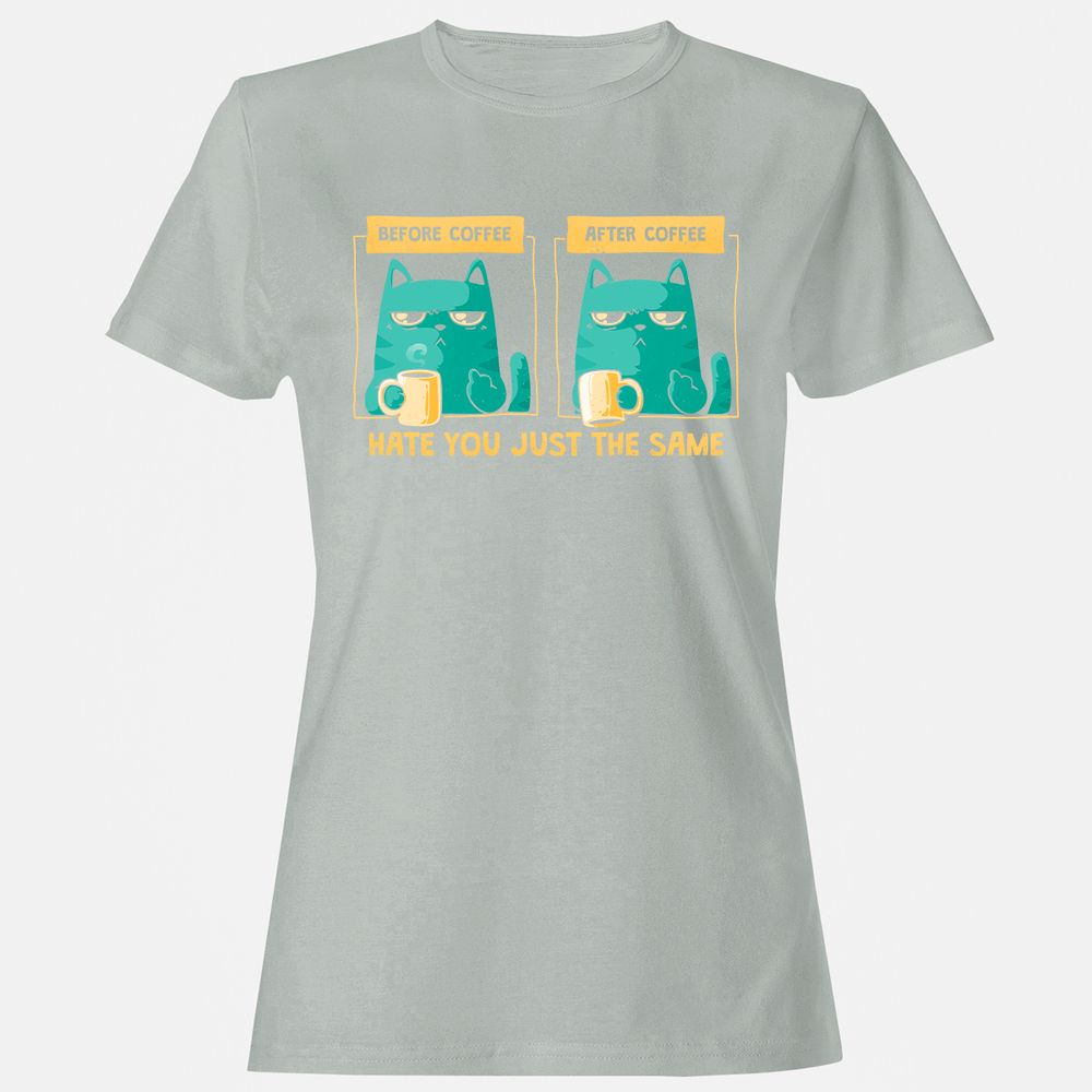 Women's T-Shirt - YC9K4SCG - Ash - 2